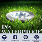 SOLPEX Solar Lights Outdoor Waterproof, 12 Pack Solar Ground Lights, Solar Garden Lights Landscape Lighting for Pathway Driveway Patio Backyard Walkway (Cool White) - Image 5