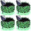 4 Pack 180FT 320 LED Solar Halloween Lights Outdoor Waterproof, Green by SANJICHA