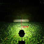 4-Spotlight Mini 50X Solar-Powered LED Spotlight (Warm White LED), Black Finish, Outdoor Garden Yard Landscape Downlight - Image 5
