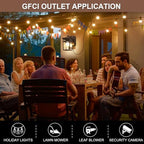 Dusk to Dawn Outdoor Lighting, Porch Light with GFCI Outlet and LED Bulb - Image 6