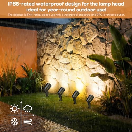 SUNTHIN 16 Pack Outdoor Landscape Lights, 600LM LED Spot Lights - Image 3