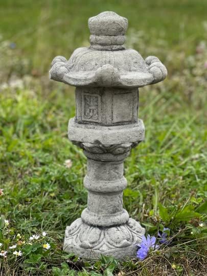 Oriental Lantern Statue Japanese Pagoda Zen Garden Decor Asian Garden Ornament Buddhist Stone Lantern Yard - Image 3