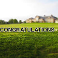 Vispronet Congratulations Yard Signs with Stakes – Each Letter is 18in Tall – Includes Bonus Star – Weather-Resistant Signs and Steel Stakes by Vispronet