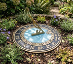 Brass Garden Sundial 10 Inch Engraved Grow Old with Me Outdoor Garden Home Decor Gift - Image 7
