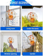 Fall Pumpkin Wind Spinner for Yard and Garden, Rustic Maple Leaf Autumn Thanksgiving Hanging Wind Spinner Outdoor 3D Kinetic Wind Sculpture Spinners Indoor Outdoor Patio Décor Ornaments Gift 10 Inch - Image 7