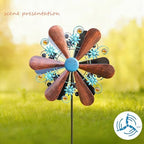 WENYLE Wind Spinners Outdoor Metal Large 360 Degrees Kinetic Wind Sculptures& Spinners Yard Art Outdoor Garden Decor - Image 3