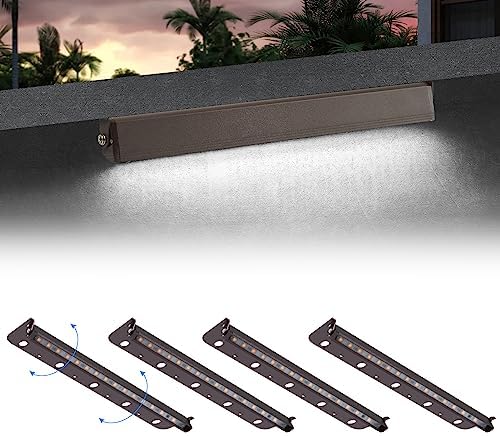 4-Pack 12inch 5W 5000K Daylight White Hardscpe Lighting by KwinmysoLightUpYourHome