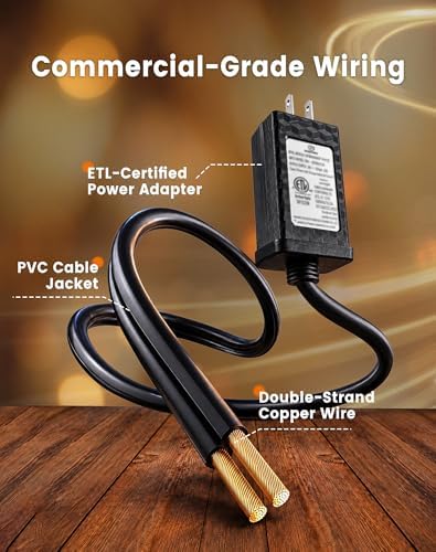 160FT(150+10) Outdoor LED String Lights with 2FT Bulb Spacing, Waterproof, Shatterproof, Dimmable, Warm White, 3 Lighting Modes, Timer, Plug in Hanging Backyard Lights for Outside, Patio - Image 7