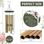 Memorial Wind Chimes, Personalized 30"/36" Cardinal Wind Chime Gifts - Image 2