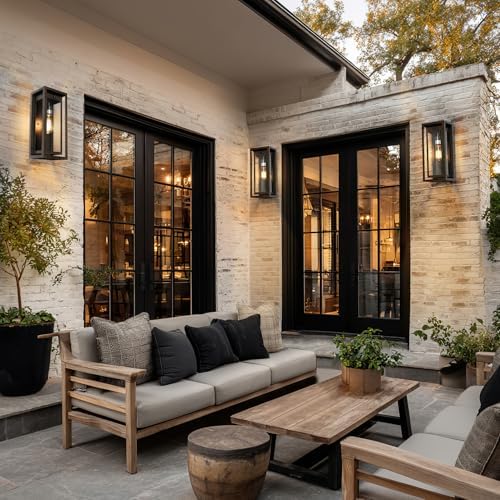 15" Motion Sensor Outdoor Wall Lights, Outdoor Sconces, 2 Pack - Image 7