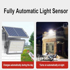Solar Flood Light, 50W Flood Wall Lights with Remote Timer for Garden Garage - Image 3