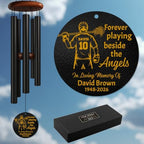 Custom Lacrosse Memorial Wind Chime, Personalized Name & Years - Image 7