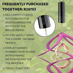 Red Carpet Studios The Original Cosmix Deluxe Helix Wind Spinner, Medium 14-Inch, Double Purple & Copper - Image 3