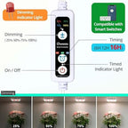 Under Shelf Grow Light, Auto Timer, Dimmable, Daylight White, 2-Pack - Image 3