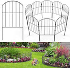 VANCASTLE Decorative Garden Fence 25 Panels, Total 26ft (L) x 24in (H) Rustproof Metal Wire Fencing Border Animal Barrier, Flower Edging for Landscape Patio Yard Outdoor Decor, Arched by VANCASTLE