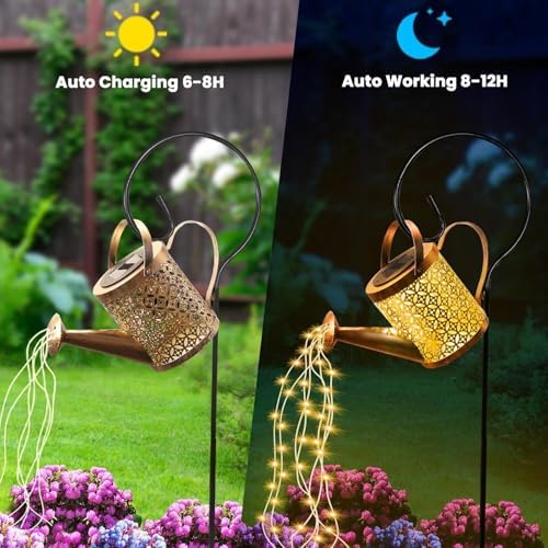 6 Pack Solar Lights (Solar Watering Can3) - Image 5