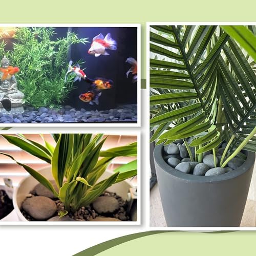 18LB River Rocks,Mexican Beach Pebbles for Plants,Potting,Garden Landscape Stone Paving Stone Grey 1Inch - 2Inch - Image 6