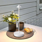 Set of 2 Cordless Rechargeable Led Table Lamp Battery Operated Light White - Image 6