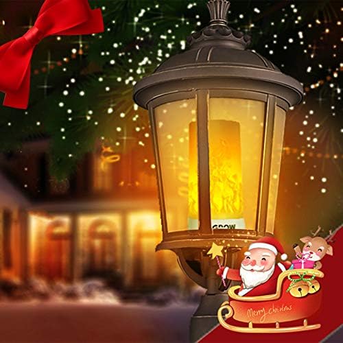LED Flame Effect Light, Flame Lamp 4 Modes USB Rechargeable Fire Lights Indoor Campfire Outdoor Decorative Lantern Hanging Lamps Fireplace Romantic Light for Home Party Camping Bar - Image 3