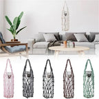 Mason Jar Hangers 10pcs Hand Woven Water Cup Mesh Bag Manual Weave Bottle Cover Can Be Suspended Multiple Colors Umbrella Storage For Hanging Bottle(Black) - Image 3