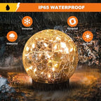 Solar Globe Lights Outdoor Waterproof-Solar Balls-Solar Garden Lights Orbs - Image 2