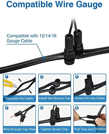 SUNVIE 12-Pack 12W 3000K LED Low Voltage Landscape Well Lights, Shield Top - Image 5