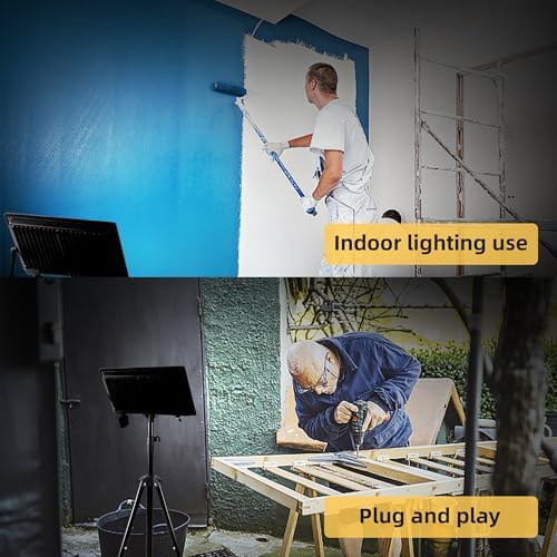 210W LED FloodLights Outdoor 2 Pack, 3CCT 3000K 4500K 6000K Selectable, 25000LM Dimmable, IP66 Waterproof, Outdoor Security Flood Lamp for Backyard, Garage, Court - Image 6