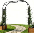 Thickened Metal Garden Arch-92.5L*105H,Trellis for Climbing Plants Outdoor by TrellumeGardenHome