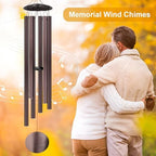66" Large Wind Chimes for Outside Deep Tone, 6 Thickened ⌀ 1.2" Tubes Tuned Relaxing Melody Wind Chime, Windchimes Outdoors for Garden Patio Decor, Great Gift Idea for Your Loved One (Bronze, 66") - Image 5