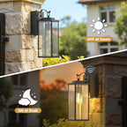 Outdoor Wall Lights, Exterior Lighting Fixtures with GFCI Outlets, 1-Pack - Image 4
