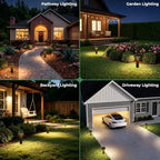 Gardencoin Low Voltage Landscape Pathway Lights, 12V Outdoor Mushroom Decorative Lights, Unique Aluminum Path Lighting with 4W 2700K Replaceable Bulb for Walkway Garden Yard, 6 Pack - Image 6