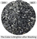 FANTIAN 10 lbs Black Pea Gravel for Landscaping, 3/8 Inch Black Stones - Image 3