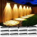 Solar Fence Lights Outdoor, 12 Pack Fence Lights Solar Powered by Unknown