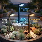 Upgraded 8 Pack Solar Pathway Lights Outdoor, 3 Color Temperatures - Image 2