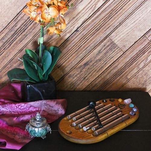 Woodstock Wind Chimes for Meditation, Yoga, Awareness, Relaxation, Metaphysical 11" Zenergy Chakra Chime Gifts (CC7Z) - Image 5