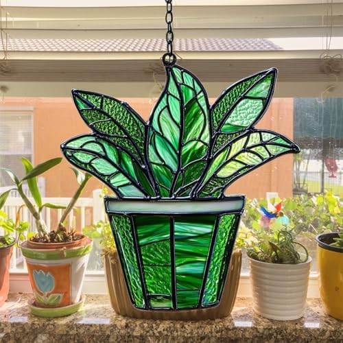 Plant Pot Acrylic Suncatcher - Image 4