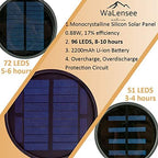 Walensee Solar Lights Outdoor Upgraded 43"(2 PACK) 96 LED Waterproof Flickering Flames Torch Lights Outdoor Solar Spotlights Landscape Decoration Lighting Dusk to Dawn Auto On/Off Security Torch Light - Image 4