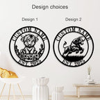 Personalized Highland Cow Name Metal Signs,Custom Highland Cow Metal Wall Decor,Highland Cow Metal Wall Art,Highland Cow Funny Bathroom Metal Wall Decor - Image 2