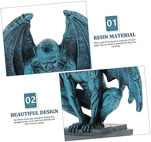 Resin Gargoyle Statue Halloween Gothic for Garden and Living Room Decor - Image 6