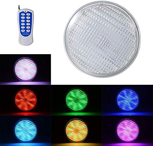 7-inch IP68 RGB LED Swimming Pool Light Bulb 12V E26 Par56 - Image 2