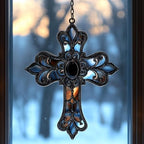 Gothic Cross Acrylic Suncatcher by AVAGAN
