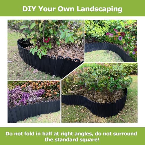 Landscape Edging - 30pcs Plastic Garden Edging,Single Piece Size:11 * 8inch - Image 6
