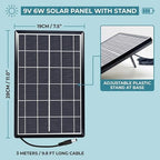 Solar Water Pump 12v With Solar Panel, Efficient Powered Water Pump For Pond Circulation, Filtration, And Aeration, Submersible Fountain Kit For Garden, Bird Bath, Feature - Image 6