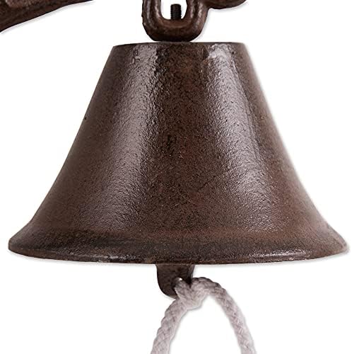 Rooster Cast Iron Bell Rooster, 7.56x4.92x13.19" - Image 6