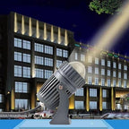 Spotlight LED Beam Light, 10W RGB Outdoor Wall Washer with Long-Range Narrow Beam Angle for Building Exterior Lighting (AC 85-265V) by Unknown