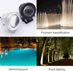 Submersible LED Light - Outdoor Recessed Spot Light, 10W RGB Remote Control Outdoor Landscape Lights,Waterproof IP68 LED Fountain Light, Underwater Pond Spotlight, for Swimming Pool - Image 2