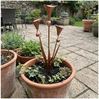 Butterfly Garden Stake Weatherproof Metal Floral Garden Stake - Image 5