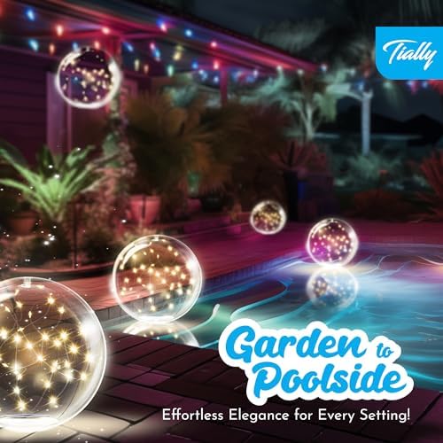 TIALLY Fairy Floating Pool Lights Solar Powered - Image 6