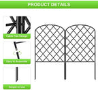 OUSHENG 25 Pack Decorative Garden Fence, Total 27ft(L) x 24in(H) - Image 3