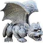 Mischievous Gargoyle Garden Gnome Statue Figurine Art Yard Lawn Hallway Plant Pot for Indoor Outdoor Home Office Collectible Crafts (16x13x14cm) - Image 4